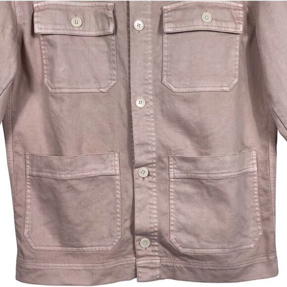 NWT Rails Men's Franklin Utility Jacket Size Medium Shacket Cotton Desert Rose - Picture 8 of 16